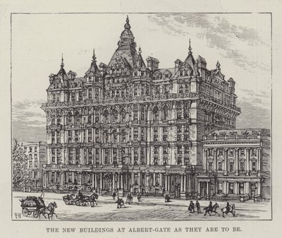 De nye bygninger ved Albert-Gate, som de skal være af Frank Watkins